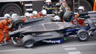 Grand Prix F1 Monaco 2012 : accidents