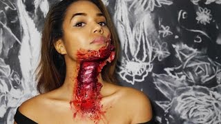 Halloween Makeup I offener Hals