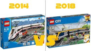 LEGO CITY - 60197 Passenger Train VS 60051 High-Speed Passenger  Train - HD-Pictures + COMPARISON