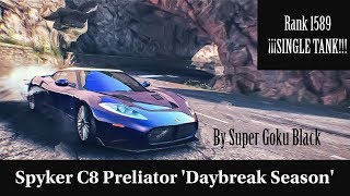 Asphalt 8: Spyker C8 Preliator | Multiplayer (Rank 1589) ST