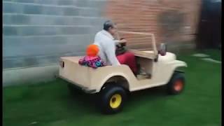 Самодельный электромобиль из фанеры