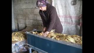 Tütün doğrama makinası (Tobacco cutting machine) Автомат для резки табака آلة قطع تبغ النرجيلة