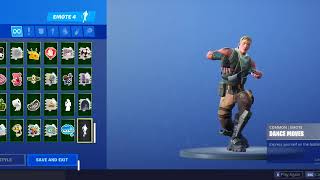 Jonesy Doing Default Dance Moves (Low Pitched Music) | Fortnite