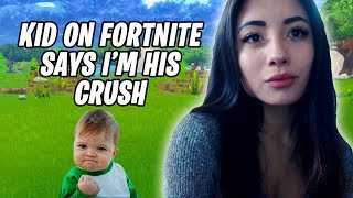 Kid On Fortnite Says I'm His CRUSH | Fortnite Battle Royale
