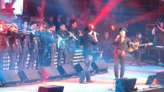Tadeo Pequeño y Espinoza Paz en la FE MUSIC HALL cantando 24 Horas 14 ene 2012 @TikitaHb
