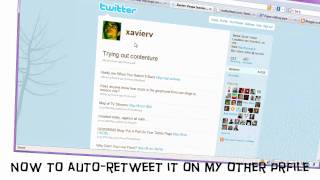 How-to Auto-Retweet Entries On Twitter - Twitter hack