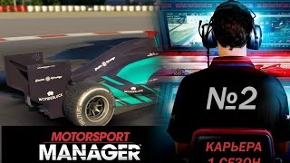 Motorsport Manager PC. Режим карьеры, гонка 2.
