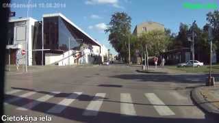 [Timelapse] Daugavpils autobusa maršruts "Nr.13 Autoosta - Mežciema arodskola"