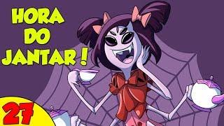 Undertale | Gameplay PT-BR Português | MUFFET (BOSS) | Parte 27 | Madrugatina