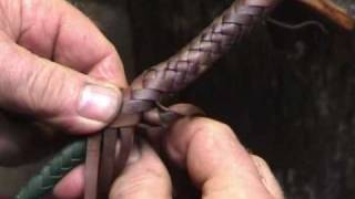 Transition from 12 plait diamond plait to 12 plait herringbone