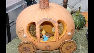 Декорирование тыквы. Decorating pumpkin.