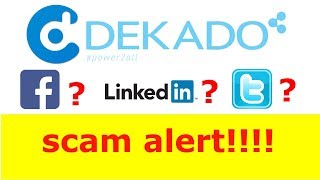 Dekado scam or genuine?