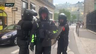 LIVE: Clashes erupt in Paris between police and protesters against newly-introduced COVID restrix