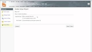 Setting up the D2L Gradebook - Part 1: Setup Wizard