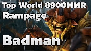 Badman Top World 8900MMR Bristleback Rampage - Dota 2 RedArchon