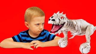 Динозавр Индоминус Рэкс. Мир юрского периода. Zoomer Dino. Jurassic world INDOMINUS REX