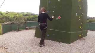 Sportklimmen op de Agricamp Picobello Klimwand