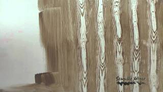 VESALUX Acrylic Scumble Glaze | Faux Wood Grain