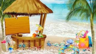 ФУТАЖ ЛЕТНИЙ для текста. МОРЕ, ПЛЯЖ. FOOTAGE SUMMER HD.