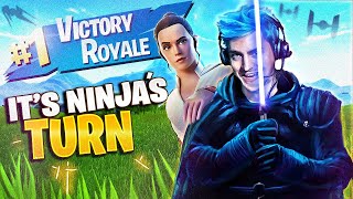 IT'S MY TURN TO USE THE LIGHTSABERS! - Fortnite Battle Royale