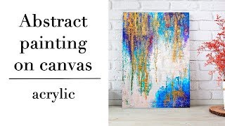 Abstract acrylic painting on canvas\Абстракция акрилом на холсте