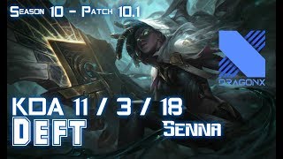 DRX Deft SENNA vs APHELIOS ADC - Patch 10.1 KR Ranked