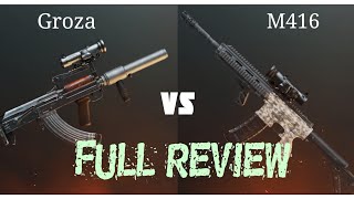 Groza vs M416 | full review | pubg mobile