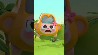 Cinco Monitos Saltando en la Cama #pinkfong #shorts