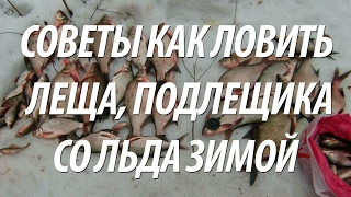 ЗИМНЯЯ ЛОВЛЯ ЛЕЩА И ПОДЛЕЩИКА. НОРМУНД ГРАБОВСКИС - КАК ЛОВИТЬ ПОДЛЕЩИКА И ЛЕЩА ЗИМОЙ