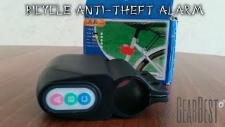 Сигнализация для велосипеда ABC  c Gearbest (Bicycle Anti-Theft Alarm )