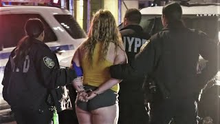 Dramatic Arrest of 2 Girls & 1 Guy by NYPD ESU