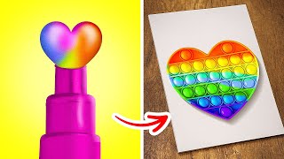ПОПУЛЯРНЫЕ ЛАЙФХАКИ ДЛЯ ТВОРЧЕСТВА И ИДЕИ ПОДЕЛОК || Потрясающие техники рисования от 123 GO Like!
