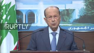 Lebanon: President Aoun says Beirut clashes evoked memories of the Lebanese civil war