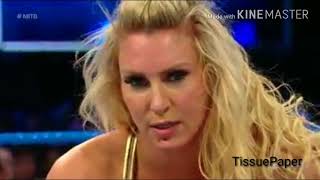 Charlotte Flair vs Peyton Royce! Wardrobe Malfunction!