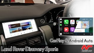 Land Rover Discovery Sports 2018 - Apple CarPlay & Android Auto installed on 10.2" Meridian system
