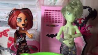 Монстер хай на детском канале Торалей Пурсифона Полтергейст Monster high Purrsephone s Toralei Strip