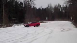 Bmw 1 6 drift on snow
