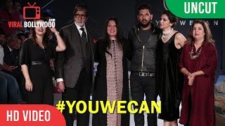 UNCUT - YWC Fashion Show 2016 #YOUWECAN Cancer Foundation | Deepika, Amitabh, Kajol, Yuvraj, Gayle,