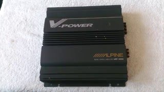 ALPINE MRP-M200 AMPLIFIER (old school) OVER VIEW