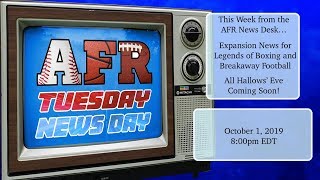 AFR Tuesday News Day for October 1, 2019: Sports Board Game News!