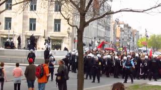Montreal May Day Protest 2013 - Part 2 - Manifestation Montreal 1 Mai 2013