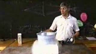 Опыты с жидким азотом