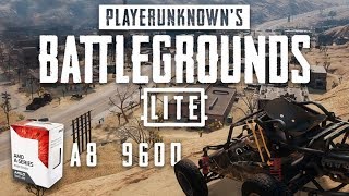 PUBG LITE A8-9600 R7 IGPU Gameplay FPS Benchmark