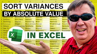 Sort Variances By Absolute Value in Excel - 2404