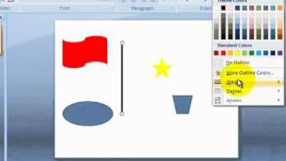 Vẽ các đối tượng hình trong Powerpoint 2007