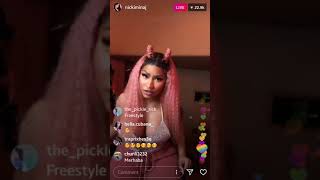 Nicki Minaj IG Live with 2 Chainz & Big Sean