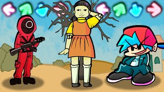 Игра в Кальмара во Friday Night Funkin' Squid Game Невозможный Мод!