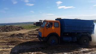 Вытаскивали DAF а Маз 
 ПОШЕЛ КАК МЛАДЕНЕЦ- Picked up DAF and Maz Went like a baby