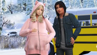 CHURCH GIRL'S WATER BREAKS l SIMS 4 TEEN PREGNANCY STORY