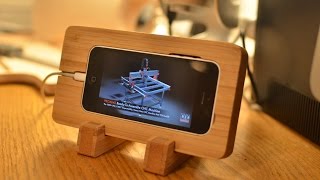 Design and Make iPhone 5 5c Smartphone Stand CNC